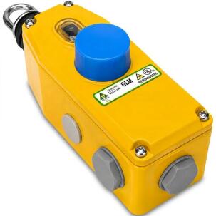 Chave de Emergência por Cabo 143001 - GLM Até 50m 1NA+2NF Alumínio IP67 Cat.4