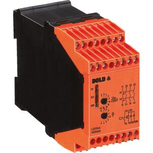Rele de Segurança LH5946.48/61 20-400mV Monitoramento de Inercia por Tensão Residual 3NA+1NF 0,6-6s Cat.4 DC 24V