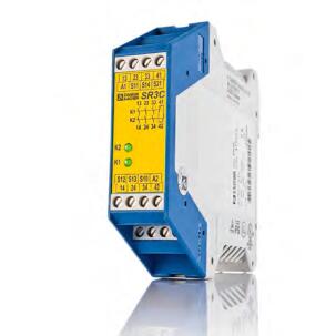 Rele de Segurança SR3C 472173 Parada de Emergência Ou Cortina de Segurança 3NA+1NF Cat.4 AC/DC 24V