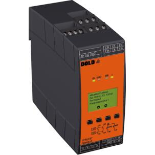 Rele de Segurança UH6937.02PS/100/61 Monitoramento Velocidade por Frequência Até 1000Hz 2NA 1-100s Cat.4 DC 24V