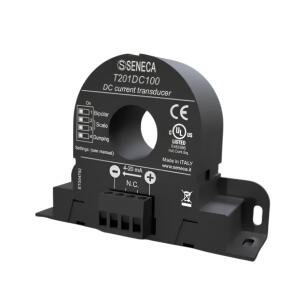 Transdutor de corrente CA/CC T201DC100 Seneca até 100A saída 4-20 mA loop powered para automação industrial