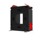 Transformador de corrente bipartido Rishabh RISH 105/50SC 800/5 A classe 1 com potência nominal de 12,5 VA, dimensão interna 43x55 mm e instalação sem interrupção do circuito para medição e proteção elétrica industrial