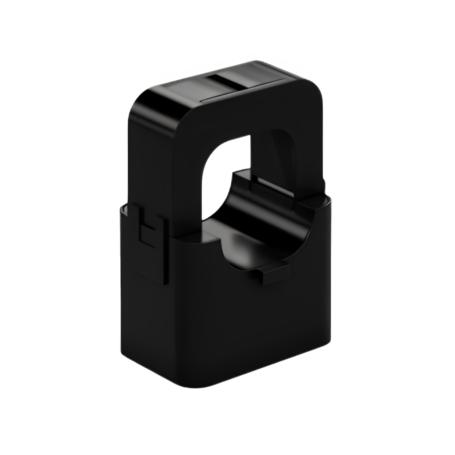 Transformador de corrente Low-Power bipartido Janitza CT-SC-036-500-600 com primário 600A, saída 333mV, classe de precisão 0,5, diâmetro interno 36mm, cabo 5 metros para medidores UMG 800 e UMG 801