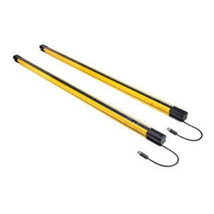 Grade de Luz de Segurança SLG4-B4-0900 4 Feixes Altura 900mm 0,5 ~ 70m 2 x OSSD Aluminio IP67 Conector M12 DC 24V Cat.4