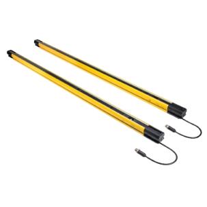Grade de Luz de Segurança SLG4-B4-1200 4 Feixes Altura 1200mm 0,5 ~ 70m 2 x OSSD Aluminio IP67 Conector M12 DC 24V Cat.4