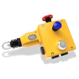 Chave de Emergência por Cabo 141009AS - GLHR Até 100m 2NA+4NF Alumínio IP67Com Led DC 24V com Emergência Cat.4