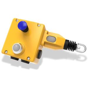 Chave de Emergência por Cabo 141053AS - GLHL Até 100m 2NA+4NF Alumínio IP67 com Led DC 24V Cat.4