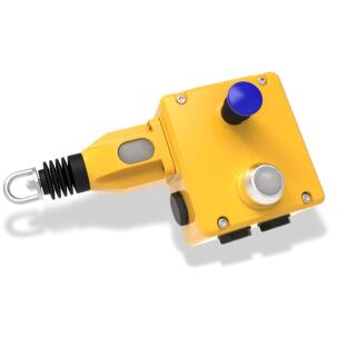 Chave de Emergência por Cabo 141054AS - GLHR Até 100m 2NA+4NF Alumínio IP67 com Led DC 24V Cat.4