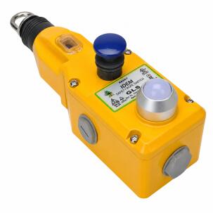 Chave de Emergência por Cabo 142005AS - GLS Até 80m 1NA+2NF Alumínio IP67 com Led DC 24V Cat.4