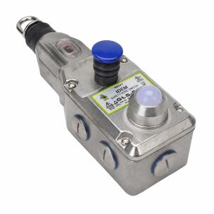 Chave de Emergência por Cabo 144007AS - GLS-SS Até 100m 1NA+3NF Inox IP69K com Led DC 24V Cat.4