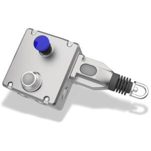 Chave de Emergência por Cabo 145053AS - GLHL-SS Até 100m 2NA+4NF Inox IP69K com Led DC 24V Cat.4