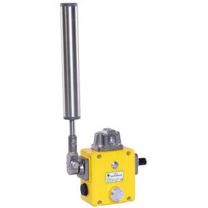 Chave de Desalinhamento de Correia 500007A 2NA+2NF Alumínio IP67 com Led DC 24V Rolete 230mm