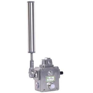 Chave de Desalinhamento de Correia 501007A 2NA+2NF Inox IP69K com Led DC 24V Rolete 230mm Cat.4