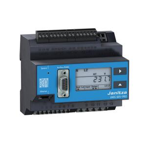 Analisador de Energia UMG 605-PRO Trilho DIN 4 Canais de Tensão 4 Canais de Corrente 1/5A 20-50VCA RS485 RS232 Profibus Ethernet I/O 2/2 Precisão 0.2%