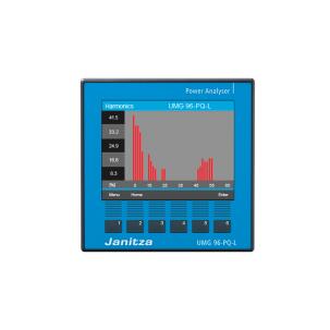 Analisador de Energia UMG 96PQ-L Classe S Painel 3 Canais de Tensão 3 Canais de Corrente 1/5A 90-277VCA I/O 3/3 Precisão 0.2%