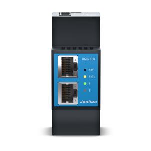 Medidor de Energia UMG 800 Trilho DIN 24-48VCC USB 2x Ethernet RS485 I/O 4/4 Precisão 0.2% Multicircuito