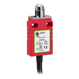 Fim de Curso de Segurança 172005 - LSMM 1NA+2NF Metalico IP67 Pressão com Rolete Cabo 2m