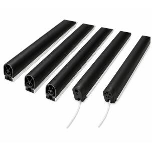 Batente de Segurança GSB1NCL2000CCCRXX 1NA+8,2Kohm Termoplastico TPE IP65 Comprimento 2000mm com Perfil Aluminio