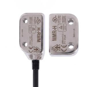 Sensor de Segurança Magnetico 131015 - MMR-H 1NA+2NF Inox IP69K Cabo 10m Esquerda