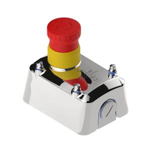 Botoeira com Emergência 239001 - ESL-SS-WR 2NA+2NF Inox IP69K
