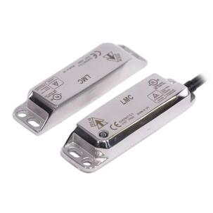 Sensor de Segurança Magnetico Codificado 133008 - LMC 1NA+2NF Inox IP69K LED Conector M12