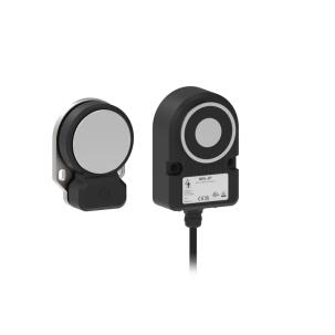Chave de Segurança com Trava Magnética 461006 - MGL-2P-M 1NA+2NF Plastico IP67 DC 24V Conector M12 Atuador Magnético RFID