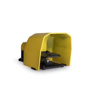 Pedaleira Tres Estágios PDKS11GX23 1NA+1NF+2NF Aluminio IP65 Amarela com Rearme