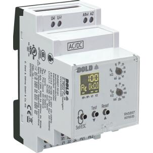 Relé monitor de isolação RN5897.12/060/61 medição 0-230Vcc/ca 3 NAF resposta 1-250kΩ