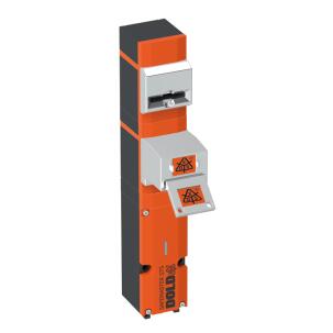 Chave Trapped Key RX10BM/K 2NAF+1NF Plástico IP65 Acionamento por Lingueta 2000N Chave Inserida Lingueta Livre