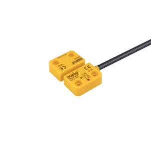 Sensor de Segurança Magnetico SMS21RC2-S15  2NF Plastico IP68 LED Cabo 2m