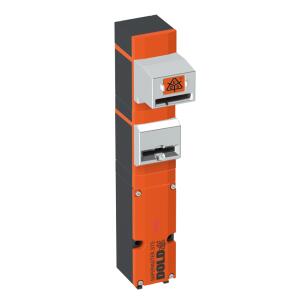 Chave Trapped Key SXB01M/K 2NAF+1NF Plástico IP65 Acionamento por Lingueta 2000N Lingueta Removida Chave Livre