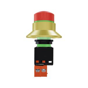 Botão de Emergência Modular 2NF Plástico IP69K 22mm Conexão Parafuso