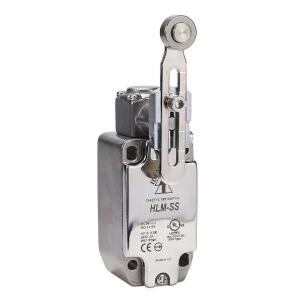 Fim de Curso de Segurança 175301 - HLM-SS-ARL 2NA+2NF Inox IP69K Alavanca com Rolete Ajustável