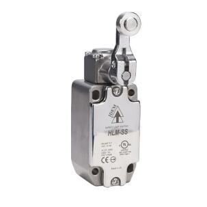 Fim de Curso de Segurança 175001 - HLM-SS-SRL 2NA+2NF Inox IP69K Alavanca com Rolete