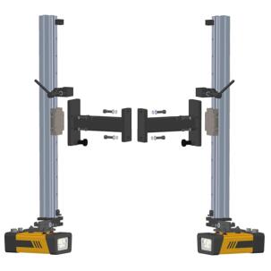 Kit Laser para Prensa Dobradeira 1xEmissor 1xReceptor 1xCabos 1xPar de Suportes Até 10m 6 x OSSD Aluminio IP65 Dc 24V Cat.4