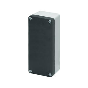 Botoeira Alumínio 040C0820-6 Sem Furação Cinza Sem Entrada de Cabos IP69K