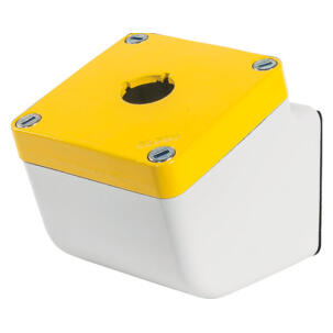Botoeira Alumínio 040L0808-8EGP1 1 Furo 22mm Amarela Entrada de Cabos M20 IP69K