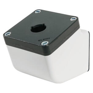 Botoeira Alumínio 040L0808-8EP1C 1 Furo 22mm Cinza Entrada de Cabos M20 IP69K