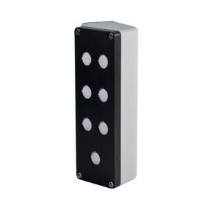 Botoeira Alumínio 040L0826-8EP7C 7 Furos 22mm Cinza Entrada de Cabos M20 IP69K