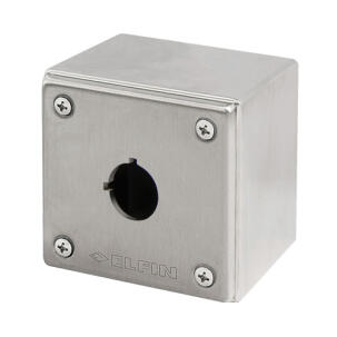Botoeira Inox 040X0808-8P1 1 Furo 22mm Polida Sem Entrada de Cabos IP69K