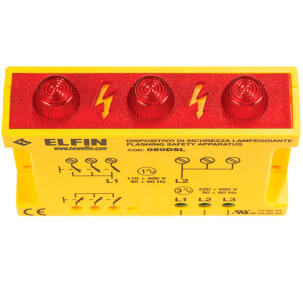 Lampajante LED 050DSL Vermelho Sem Fim de Curso 220-690 Vac IP20