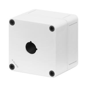 Botoeira Plástica 080C0909-8P1C 1 Furo 22mm Cinza Sem Entrada de Cabos IP69K