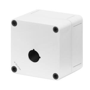 Botoeira Plástica 080CS0909-8P1 1 Furo 22mm Cinza Sem Entrada de Cabos IP69K