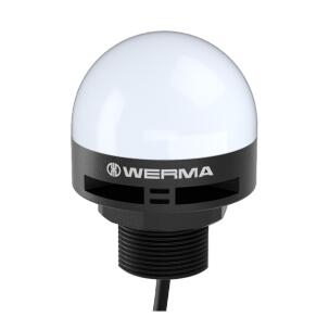 Sinalizador Audiovisual LED 240.130.50 7 Cores Configurável Buzzer 85dB 55mm 10 - 24 Vcc IP65