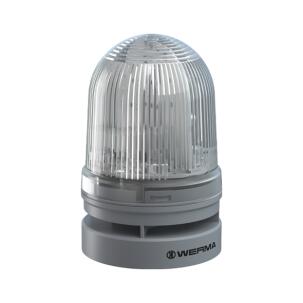 Sinalizador Audiovisual LED 461.410.70 1 Cor Branco Buzzer 110dB 85mm 12 - 24 Vcc IP66
