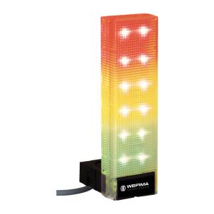Coluna Luminosa LED 690.300.55 3 Cores Vermelho / Amarelo / Verde Buzzer 85dB 90mm 24 Vcc IP65