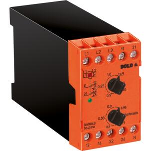 Relé de monitor de tensão BA9043/003 3AC 500 Vca 0.5-10s 2 NAF