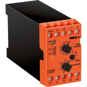 Relé de monitor de corrente BA9053/010 80-230 Vca/cc 0,1-1A 0-20s 3 NAF