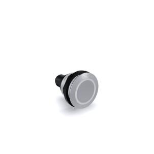 Botão de Pulso Branco Iluminado STLRWI_C005 1NA Plástico 22mm IP67 24 V cc/ca Conector M12