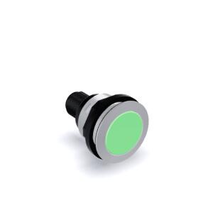 Botão de Pulso Verde STOI_C008_GN 1NA+1NF Plástico 22mm IP67 Conector M12